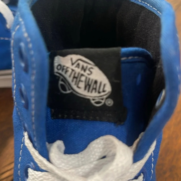 RARE Vans classic blue hi high top sz mens 9 womens 10.5 (RARE DEADSTOCK) unisex - Picture 7 of 16